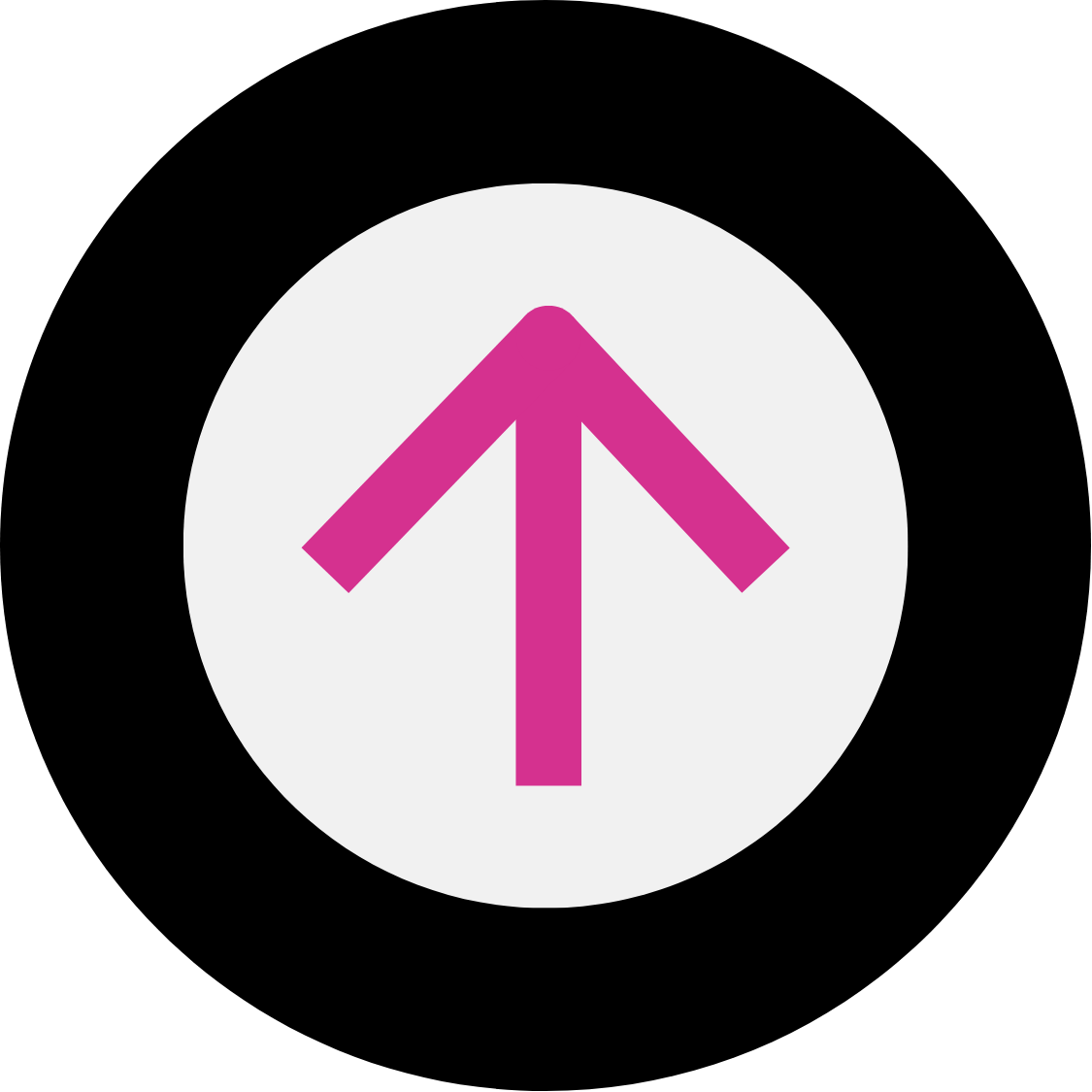 submission icon, with an arrow pointing up